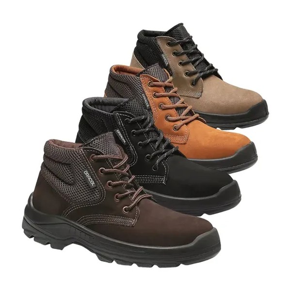 Bota Botina Segurança Bracol Sapato Coturno Nobuck Com Ca