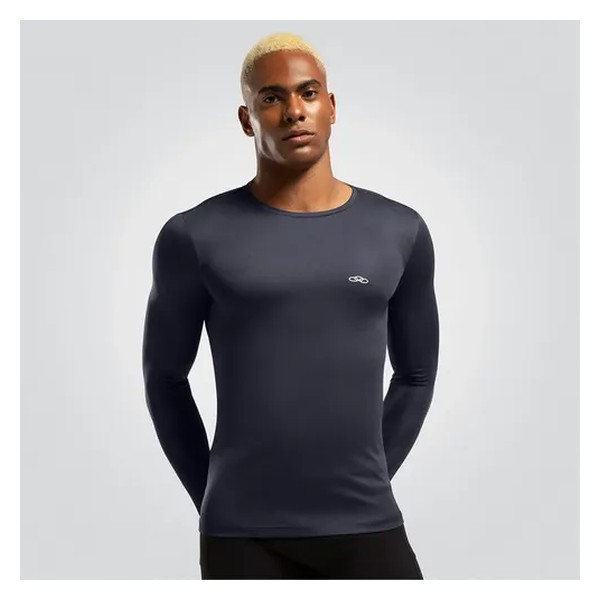 Camiseta Academia Masculina Essential Manga Longa Olympikus