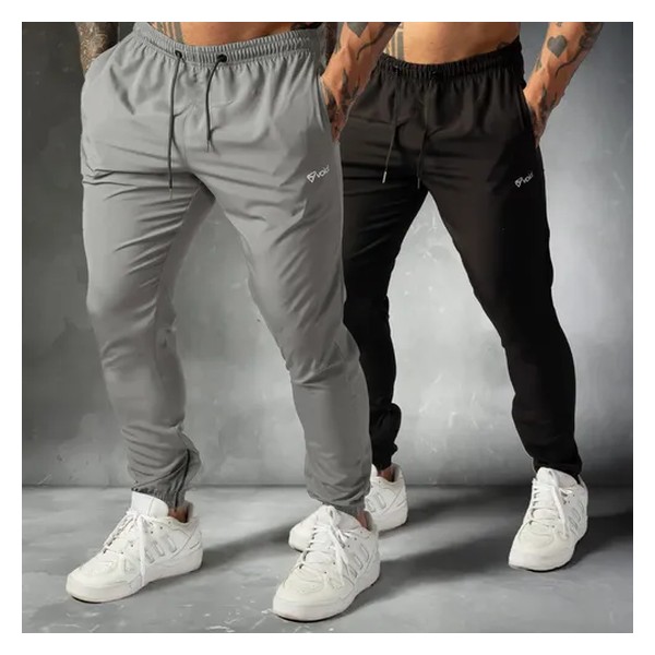 Kit 2 Calças Jogger Tactel Com Elastano Impulse