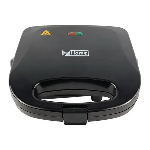 Sanduicheira Grill Antiaderente Preta 750W SAN004 - Seven Home