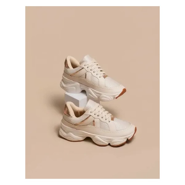 Tênis Feminino Plataforma Casual Chunky Macio Confortável