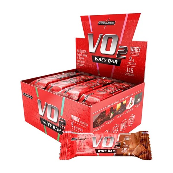 Whey Bar Barra De Proteína - 12 Unidades - Integralmédica